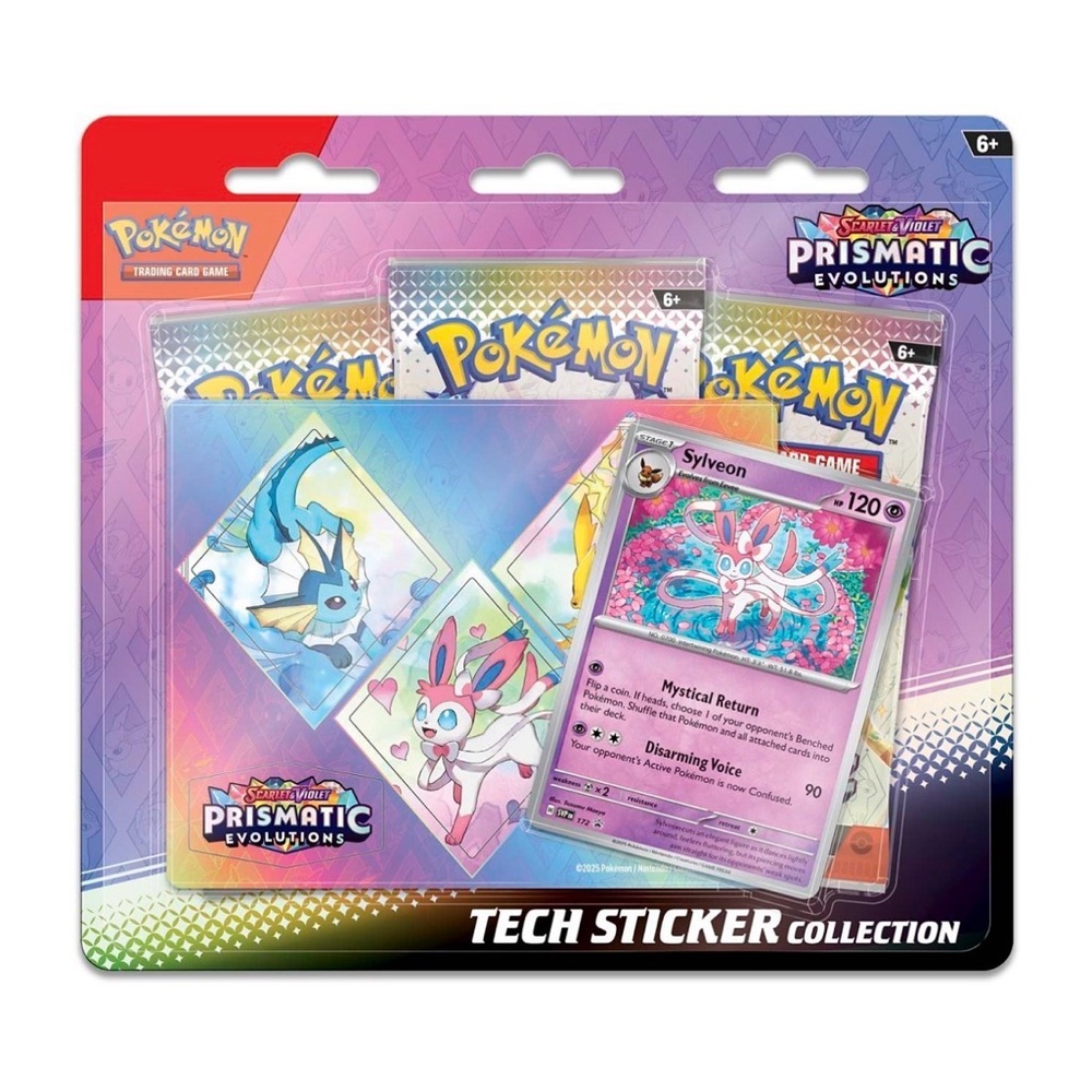Pokémon TCG Prismatic Evolutions Tech Sticker Collection - Sylveon - New Sealed!